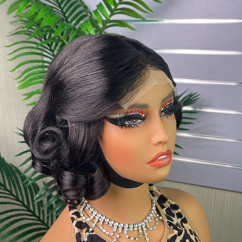 Special Customization Loose Bouncy Virgin Human Hair Wigs
