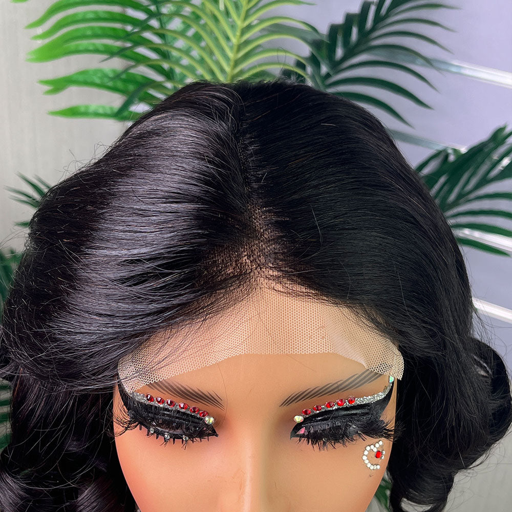 Special Customization Loose Bouncy Virgin Human Hair Wigs
