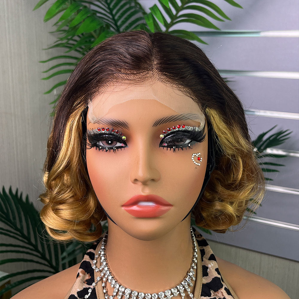 Special Customization Loose Bouncy Virgin Human Hair Wigs