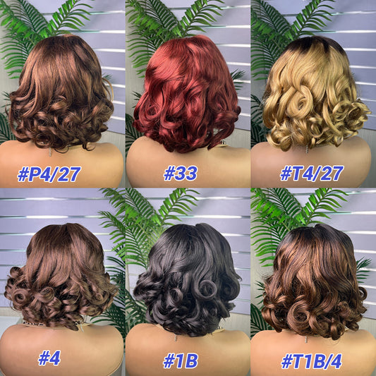 Special Customization Loose Bouncy Virgin Human Hair Wigs