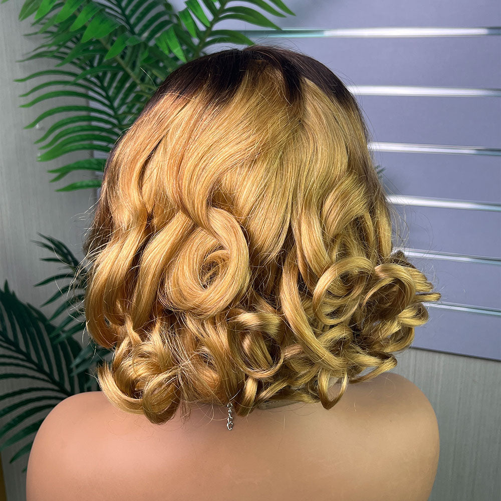 Special Customization Loose Bouncy Virgin Human Hair Wigs