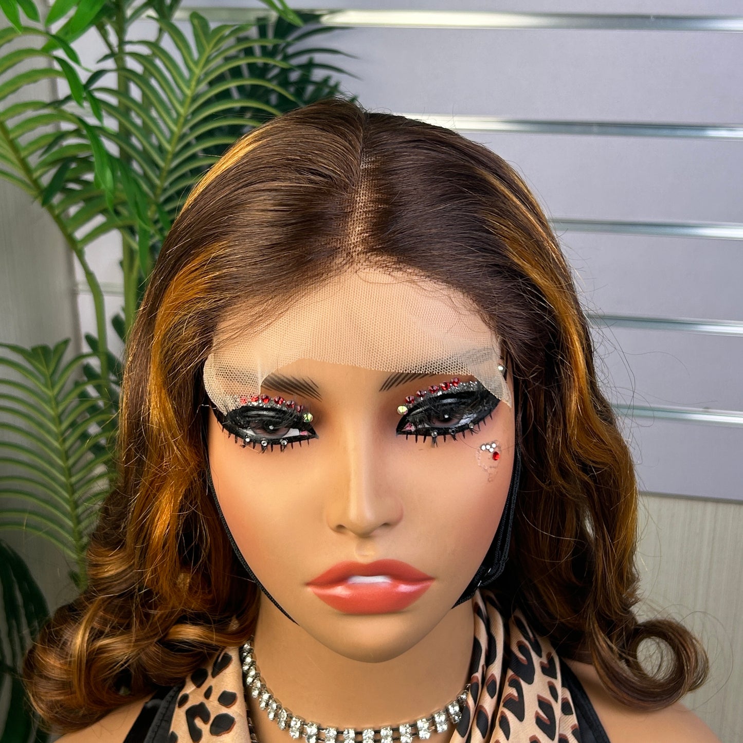 High Quality Piano Color Loose Boncy Virgin Human Hair Wigs
