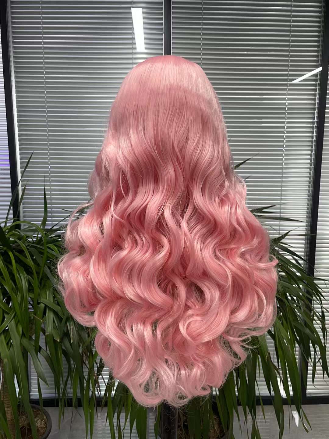 Water Wave Pink HD Lace Wigs Pre Plucked Glueless Lace Wig