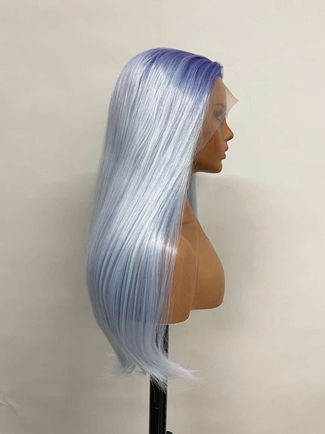 Gorgeous Special Blue Long Straight Lace Wig
