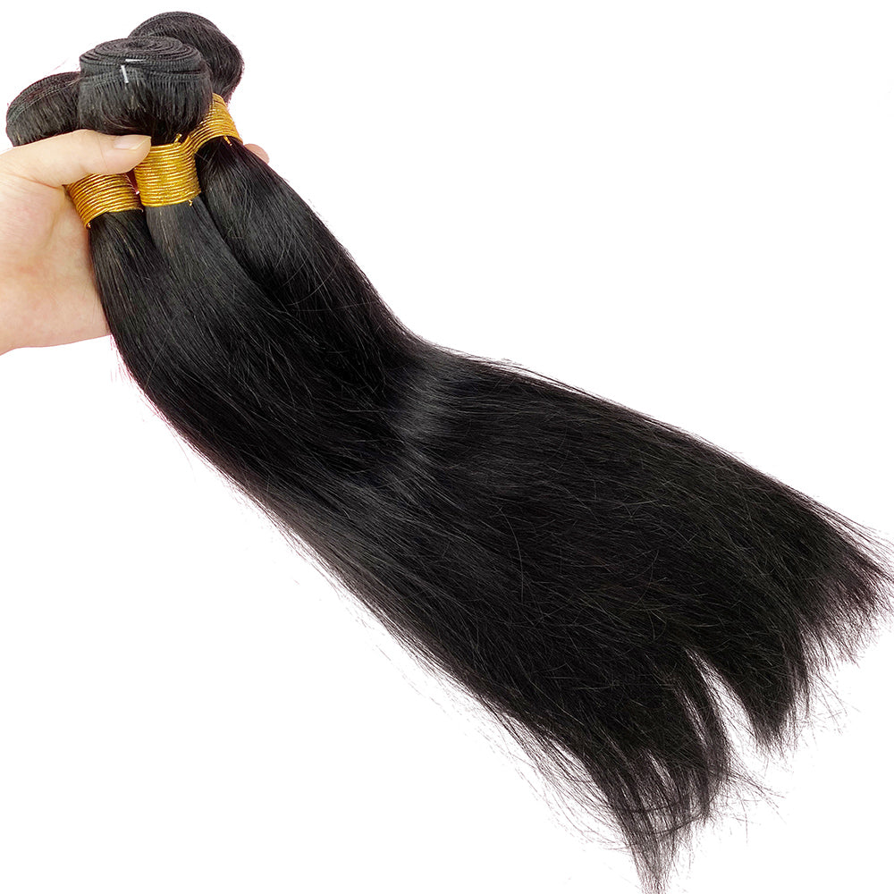 Guarenteehair Brand 100% Unprocessed Silky Straight Human Hair Bundles GHA8ST01
