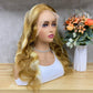 High Quality Mix Brown Blonde 13x4 Lace Frontal Remy Human Hair Body Wave Wigs
