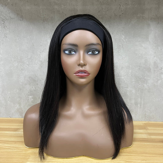 Perruque Bandeau Droite Cheveux Naturels Remy Nature