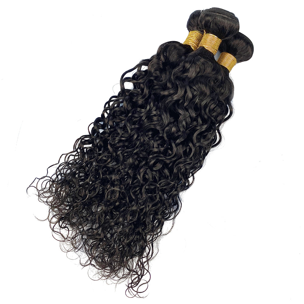 Guaranteehair Water Wave Double Weft Brazilian Virgin Human Hair Bundles GHA8WW01