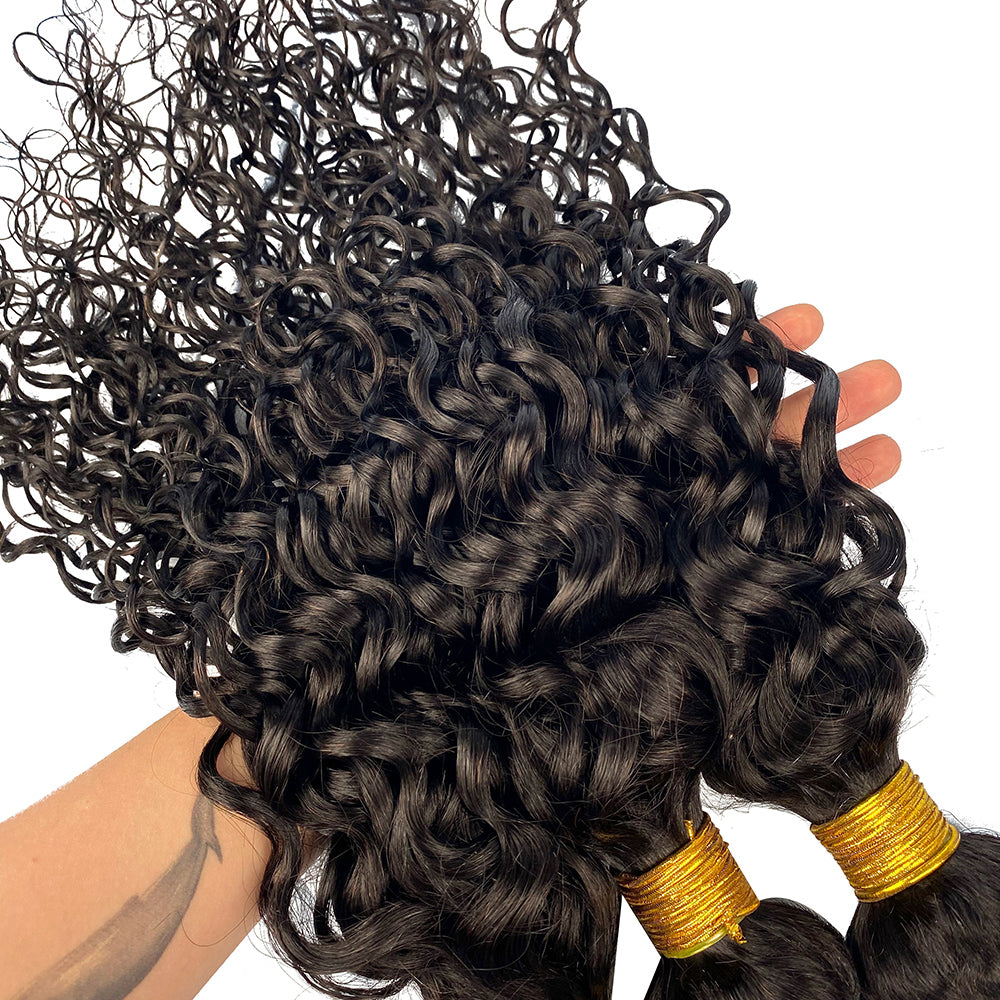 Guaranteehair Water Wave Double Weft Brazilian Virgin Human Hair Bundles GHA8WW01