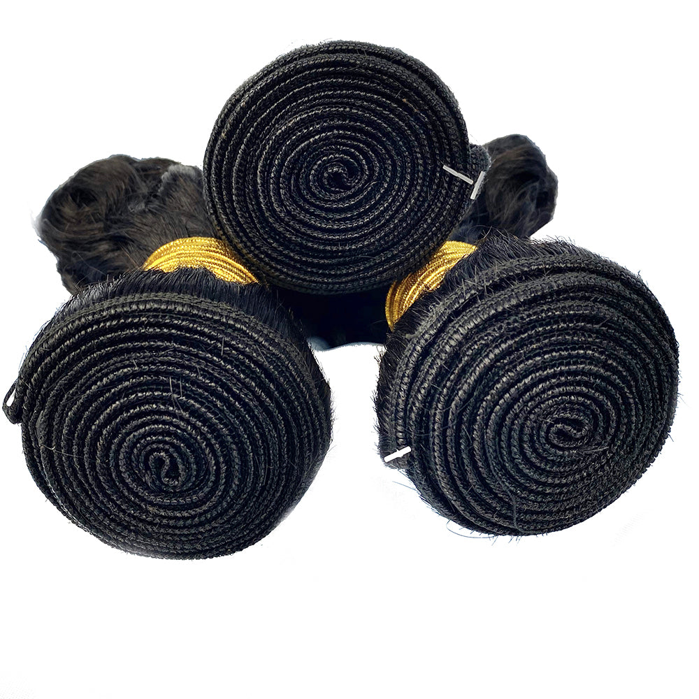 Guaranteehair Water Wave Double Weft Brazilian Virgin Human Hair Bundles GHA8WW01