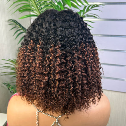 High Quality 5x5 Lace Raw Hair Jerry Curly Wigs
