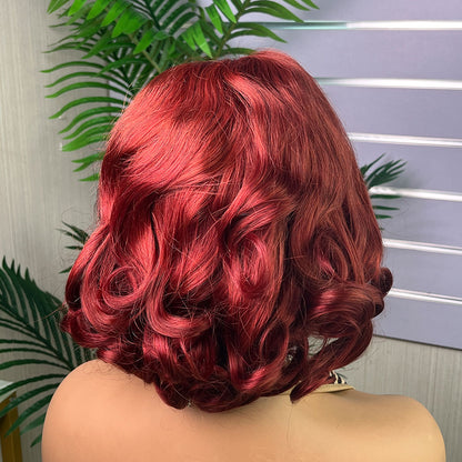 Special Customization Loose Bouncy Virgin Human Hair Wigs