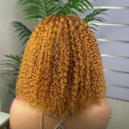 High Quality 5x5 Lace Raw Hair Jerry Curly Wigs