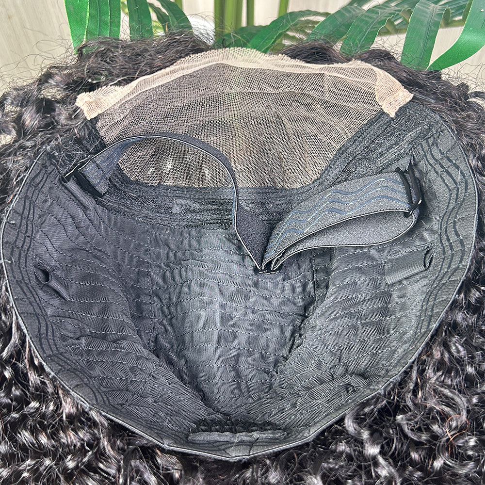 High Quality 5x5 Lace Raw Hair Jerry Curly Wigs