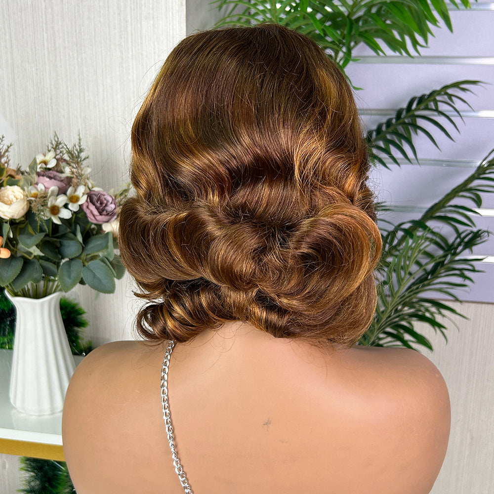 Perruques lisses lâches de cheveux bruts avec fermeture à lacets 5x5 Nature Black