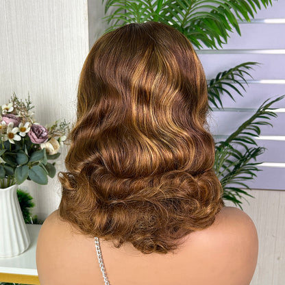 Perruques lisses lâches de cheveux bruts avec fermeture à lacets 5x5 Nature Black