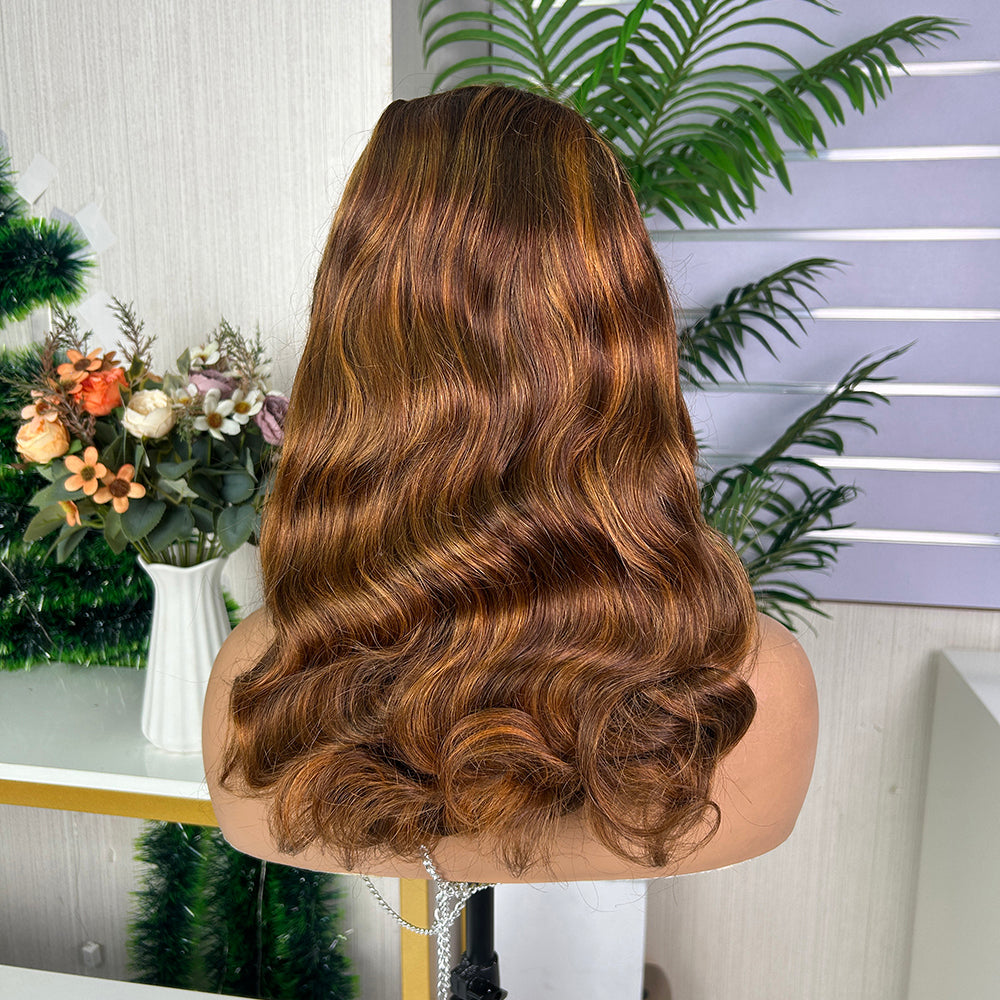 Perruques lisses lâches de cheveux bruts avec fermeture à lacets 5x5 Nature Black