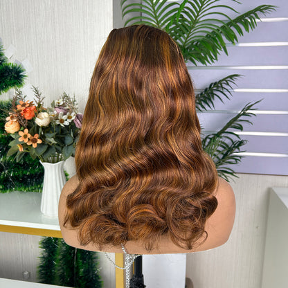 Perruques lisses lâches de cheveux bruts avec fermeture à lacets 5x5 Nature Black