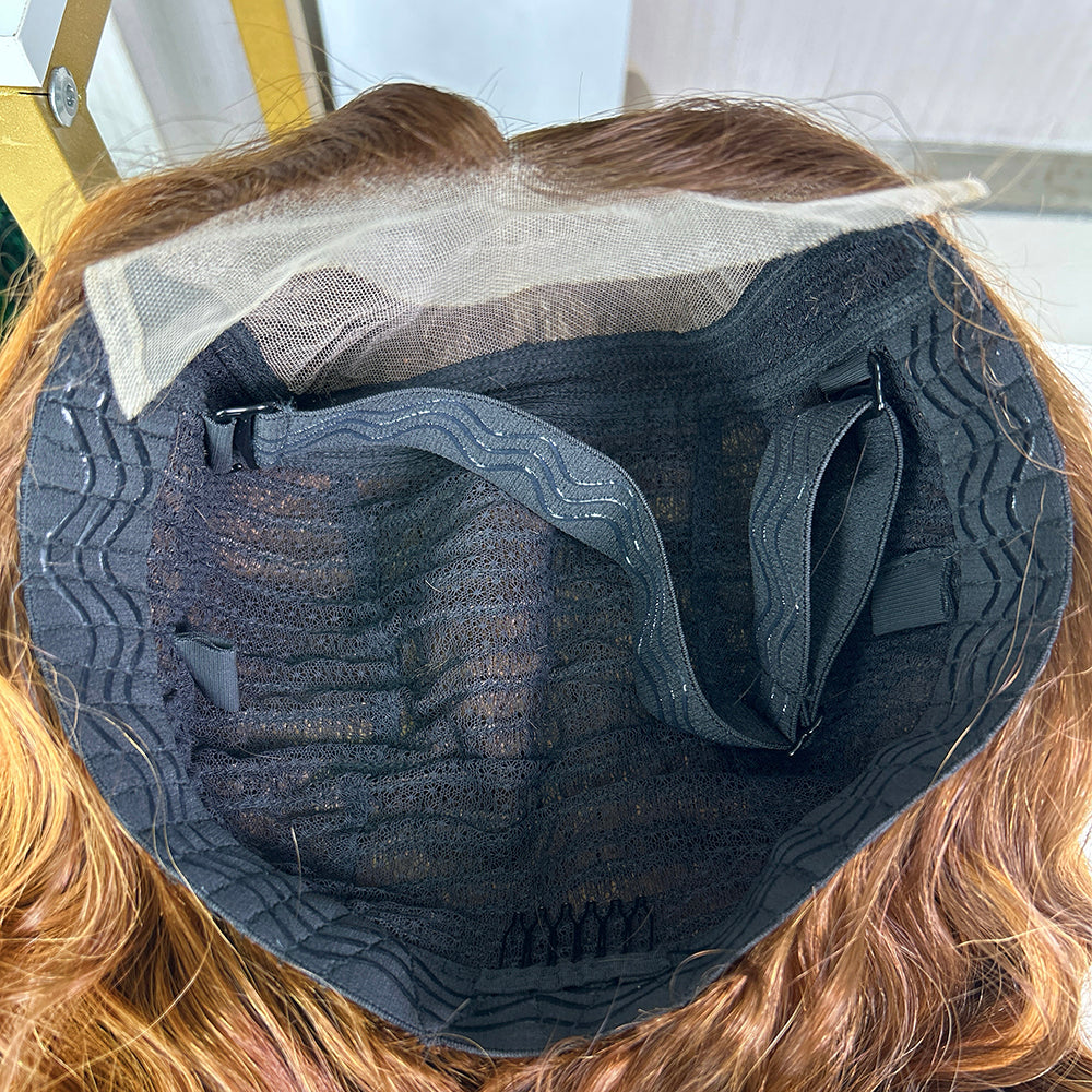 Perruques lisses lâches de cheveux bruts avec fermeture à lacets 5x5 Nature Black