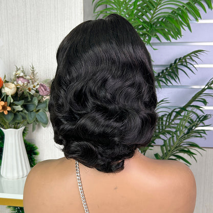 Nature Black 5x5 Lace Closure Raw Hair Loose Body Wigs