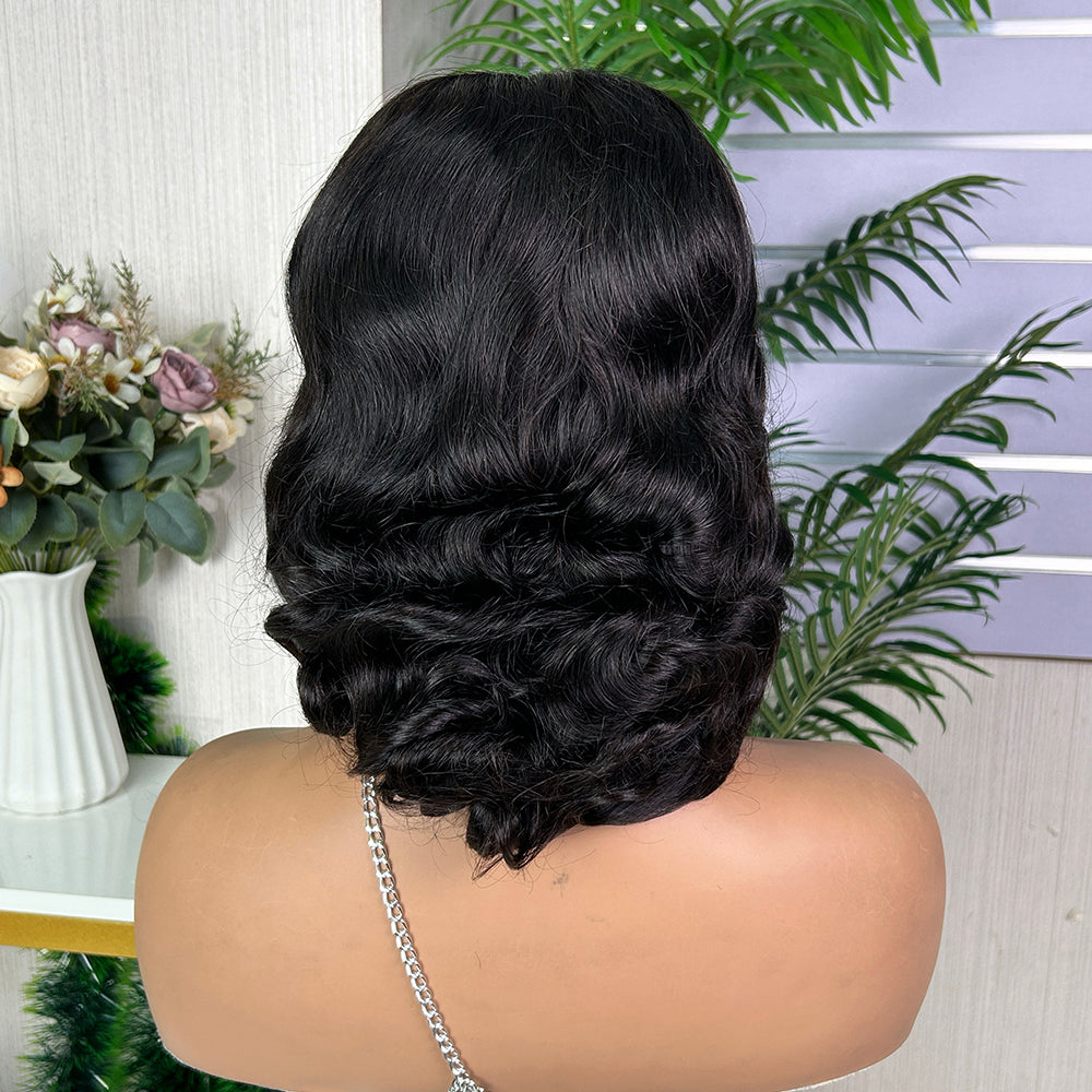 Nature Black 5x5 Lace Closure Raw Hair Loose Body Wigs