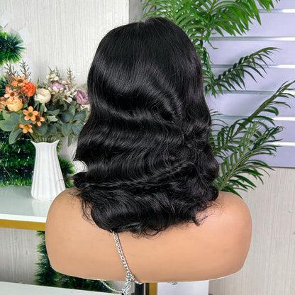 Nature Black 5x5 Lace Closure Raw Hair Loose Body Wigs