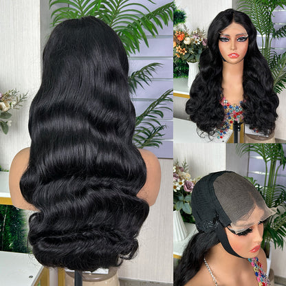 Nature Black 5x5 Lace Closure Raw Hair Loose Body Wigs