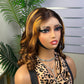 High Quality Piano Color Loose Boncy Virgin Human Hair Wigs
