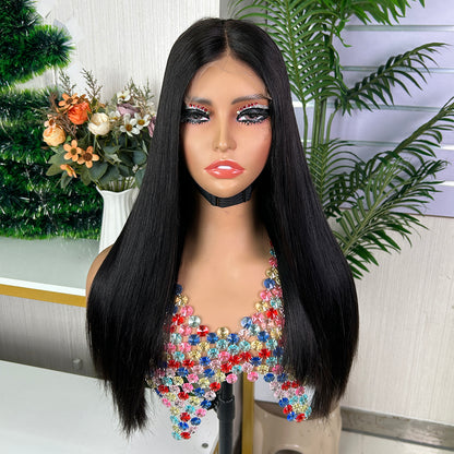Nature Black Sdd Burmese Closure Super Double Drawn Bob Wigs