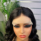 High Quality Nature Black Loose Boncy Virgin Human Hair Wigs