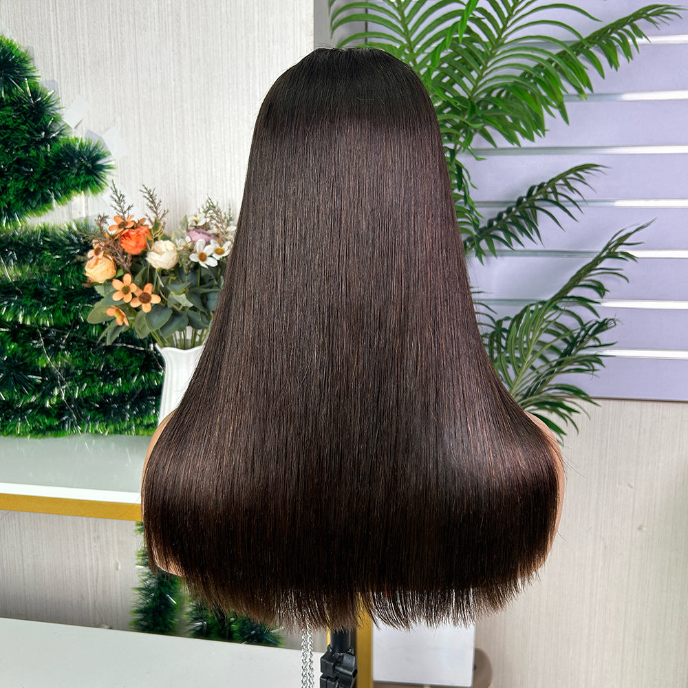 Nature Color Sdd Burmese Closure Super Double Drawn Bob Wigs