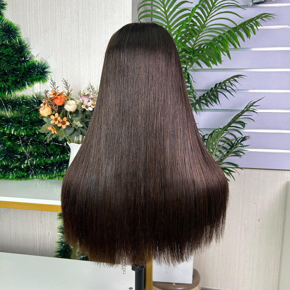 Nature Color Sdd Burmese Closure Super Double Drawn Bob Wigs