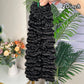 Nature Black Remy Hair Sdd Burmese Curly Hair With 2 Bundles