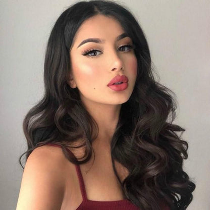 Body Wave 100% Cheveux Humains 13x4 Lace Frontal Noir Naturel