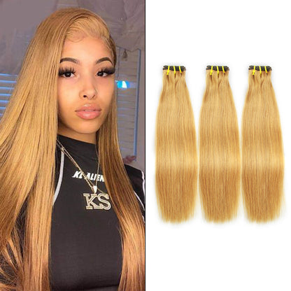 27 # cheveux raides Fumi 3 faisceaux de cheveux tisse