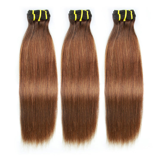 2/4 # cheveux raides Fumi 3 faisceaux de cheveux tisse