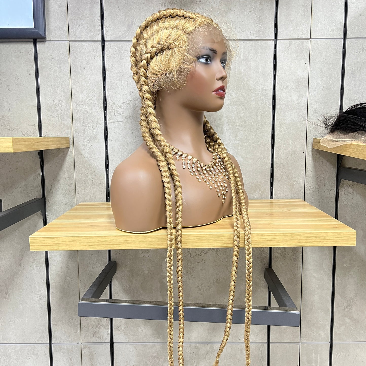 Blonde 613 Synthetic Braided Wig