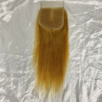 Fermeture à lacet 4x4 pour cheveux raides Fumi de couleur spéciale