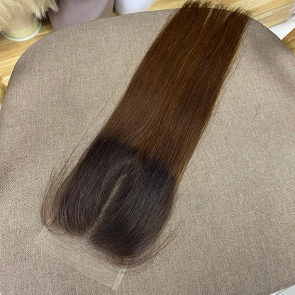 Fermeture à lacet 4x4 pour cheveux raides Fumi de couleur spéciale