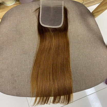 Fermeture à lacet 4x4 pour cheveux raides Fumi de couleur spéciale