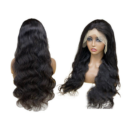 Perruque frontale en dentelle de couleur naturelle Body Wave 13x4
