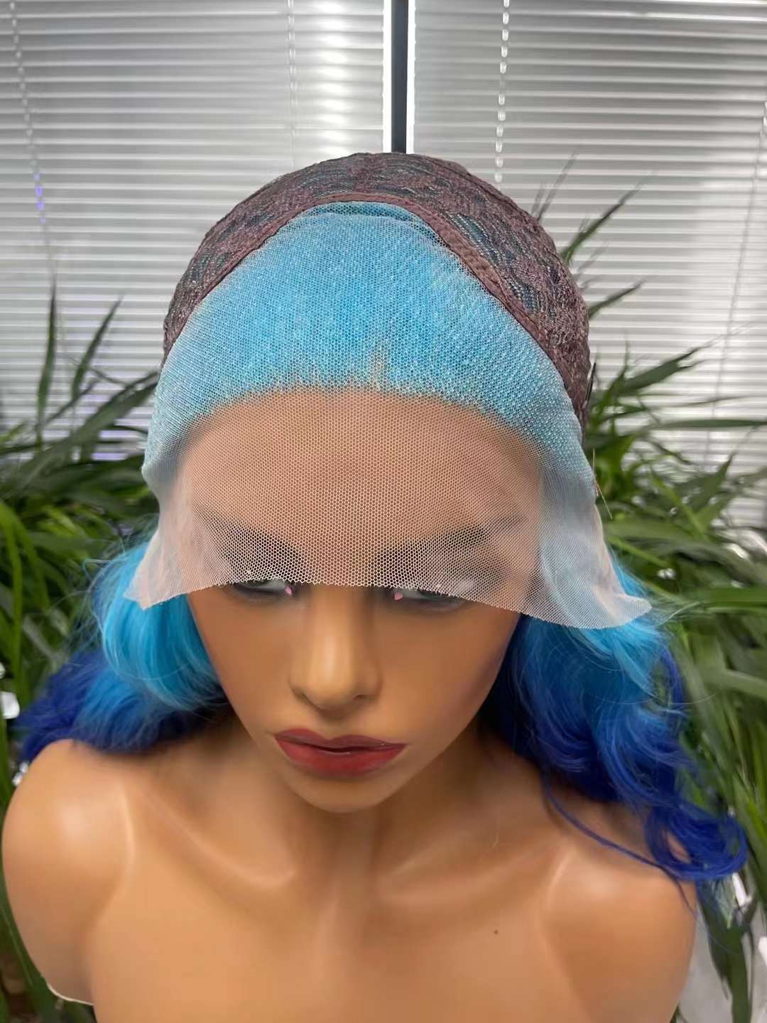 Soft Hair Blue Body Wave Wig For Women HD Lace Front Wig