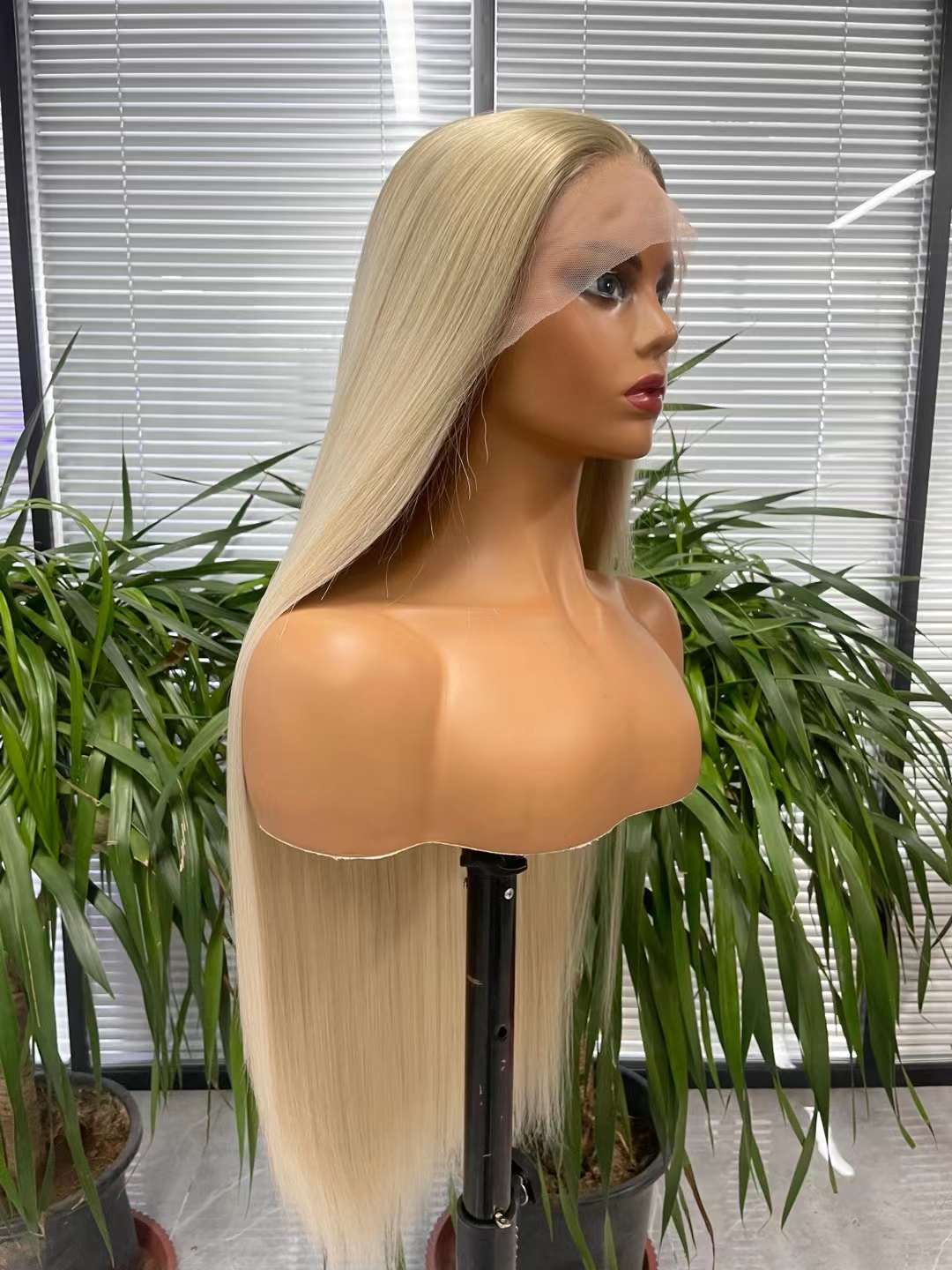 Highlights Straight HD Lace Frontal Wigs Pre Plucked Highlight Wigs