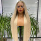 Highlights Straight HD Lace Frontal Wigs Pre Plucked Highlight Wigs