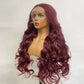 99J Body Wave HD Lace Front Perruques de cheveux colorés pré-plumés pour femmes