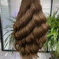 Chocolate Brown #4 Colored Wigs Skin Melt Lace Front Wig