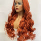 Orange Ginger HD Lace Front Human Hair Wigs With Baby Hair Lace Wigs for Women