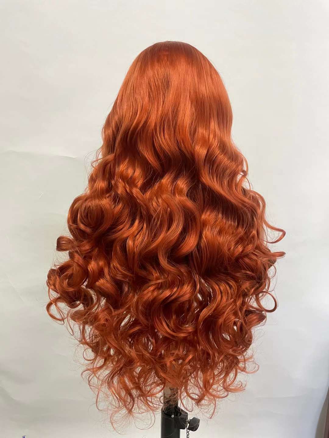 Orange Ginger HD Lace Front Perruques de cheveux humains avec des perruques de dentelle de cheveux de bébé pour les femmes
