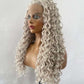 GuaranteeHair Special white color deep wave HD lace wig