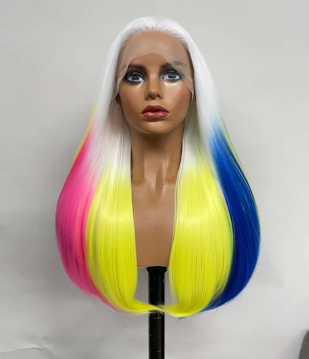 Gorgeous colorful Long Wig Straight Wig